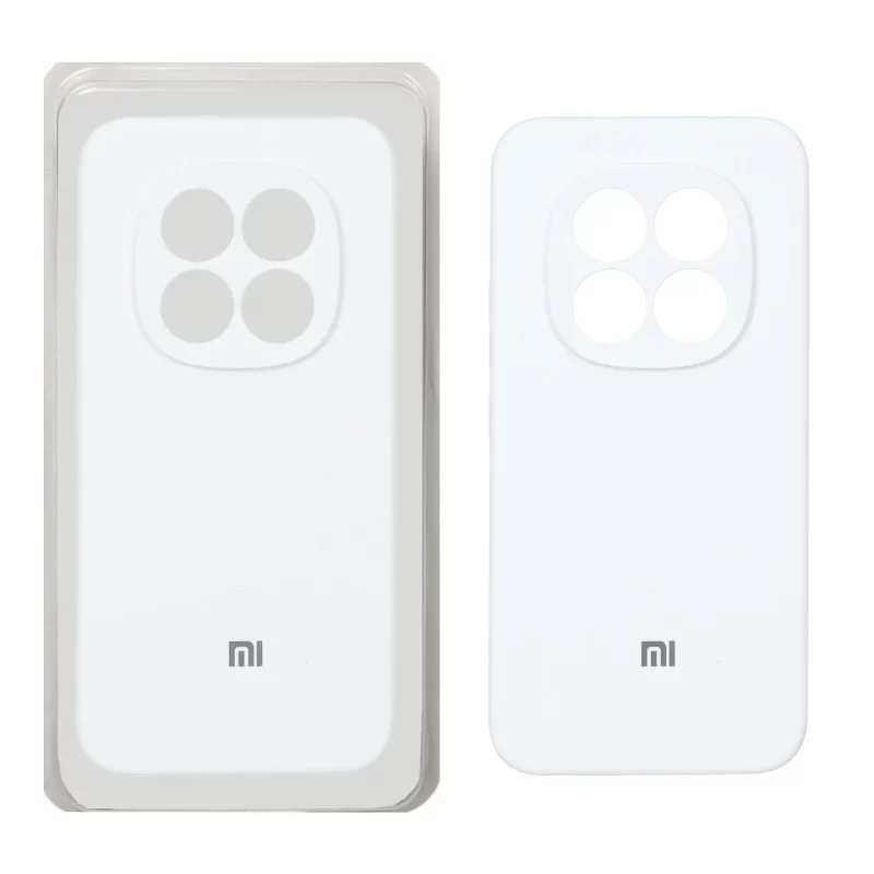 قاب سیلیکونی پاک کنی محافظ لنزدار اورجینال Xiaomi Redmi Note 15 Pro Plus - سفید (پک اصلی) - تصویر 2