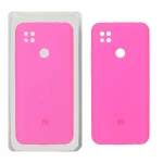 قاب سیلیکونی پاک کنی محافظ لنزدار اورجینال Xiaomi Redmi 10A / Redmi 9C / Poco C31 - صورتی فانتزی (پک اصلی)