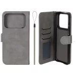 کیف موبایل مگنتی درجه یک داخل خز MNC Plus مدل Xiaomi Mi 11 Ultra - خاکستری