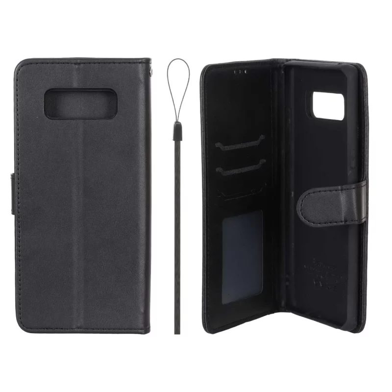 کیف موبایل مگنتی درجه یک داخل خز MNC Plus مدل Xiaomi Redmi Note 8 - مشکی - تصویر 2