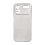 قاب طرح الکترواستاتیک مات محافظ لنزدار Xiaomi Poco X4 Pro - بژ