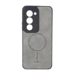 قاب جیر Kajsa طرح مگ سیف MNC مدل Xiaomi Redmi 15 4G - طوسی