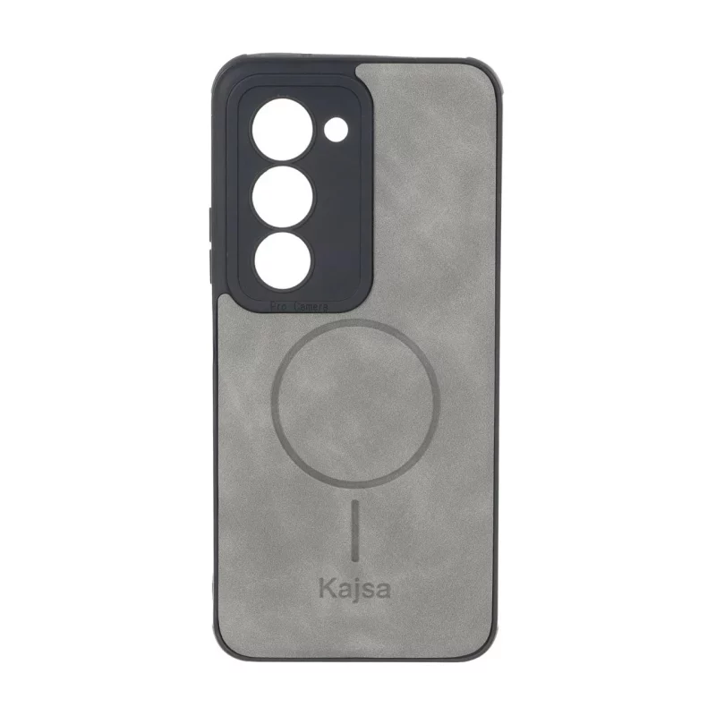 قاب جیر Kajsa طرح مگ سیف MNC مدل Xiaomi Redmi 15 4G - طوسی - تصویر 2