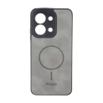 قاب جیر Kajsa طرح مگ سیف MNC مدل Xiaomi Redmi 15C / Poco C85 - طوسی