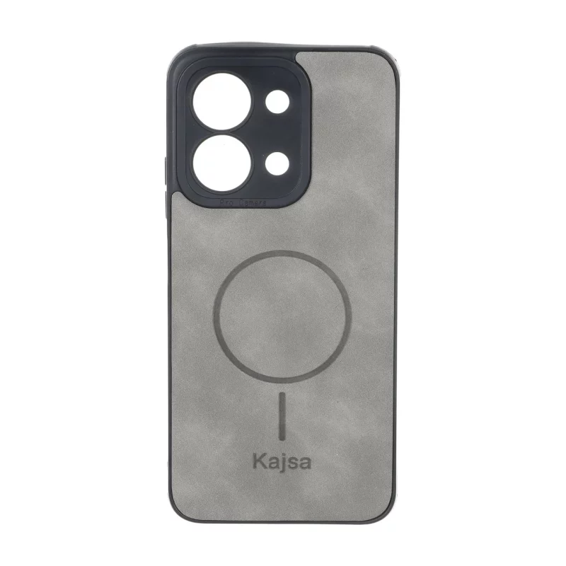 قاب جیر Kajsa طرح مگ سیف MNC مدل Xiaomi Redmi 15C / Poco C85 - طوسی - تصویر 2