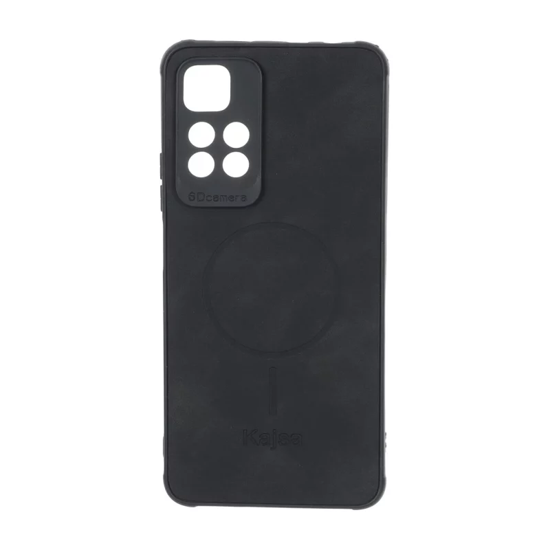 قاب جیر Kajsa طرح مگ سیف MNC مدل Xiaomi Redmi Note 11 Pro Plus - مشکی - تصویر 2