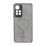 قاب جیر Kajsa طرح مگ سیف MNC مدل Xiaomi Redmi Note 11 Pro Plus - طوسی