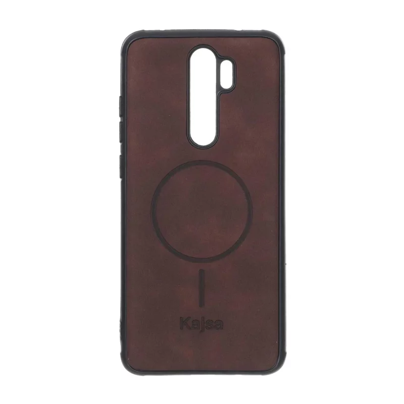 قاب جیر Kajsa طرح مگ سیف MNC مدل Xiaomi Redmi Note 8 Pro - قهوه ای - تصویر 2