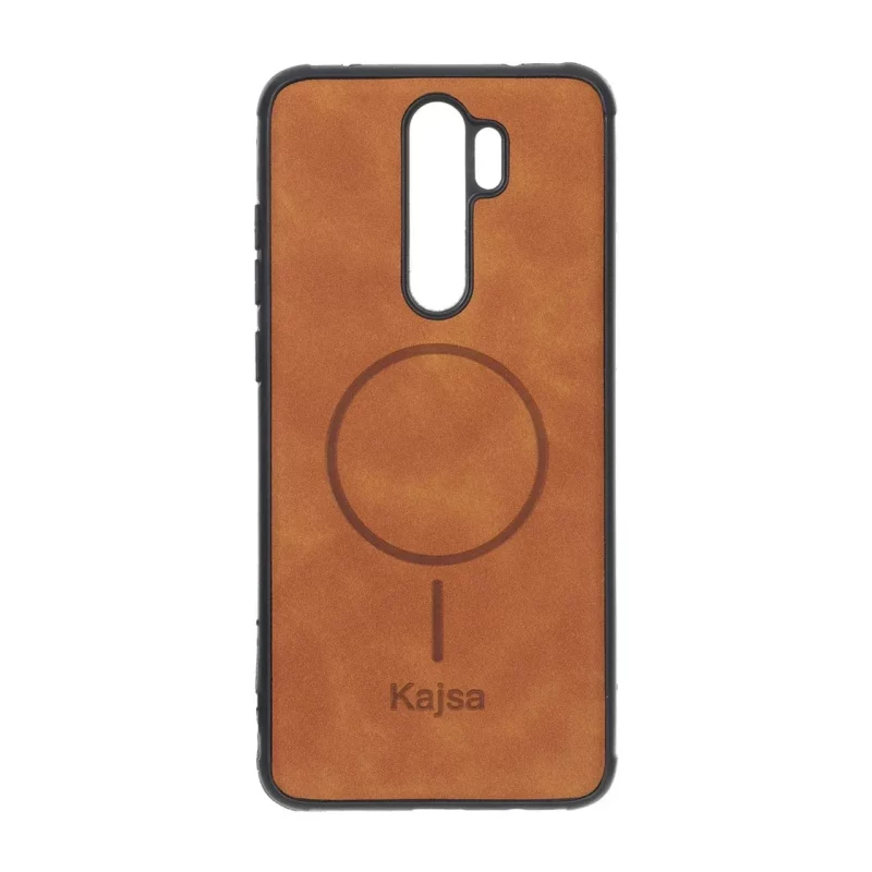 قاب جیر Kajsa طرح مگ سیف MNC مدل Xiaomi Redmi Note 8 Pro - قهوه ای روشن - تصویر 2