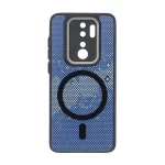 قاب شطرنجی لنز کربن طرح مگ سیف محافظ لنزدار Xiaomi Redmi Note 8 Pro - یاسی