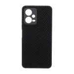 قاب طرح کربن PVD مدل Xiaomi Redmi Note 12 5G / Poco X5 5G - مشکی