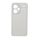 قاب طرح کربن PVD مدل Xiaomi Redmi Note 13 Pro Plus 5G - بژ