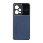 قاب Auto Focus طرح چرم Xiaomi Redmi Note 12 Pro 5G - سرمه ای