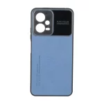 قاب Auto Focus طرح چرم Xiaomi Redmi Note 12 5G / Poco X5 5G - آبی
