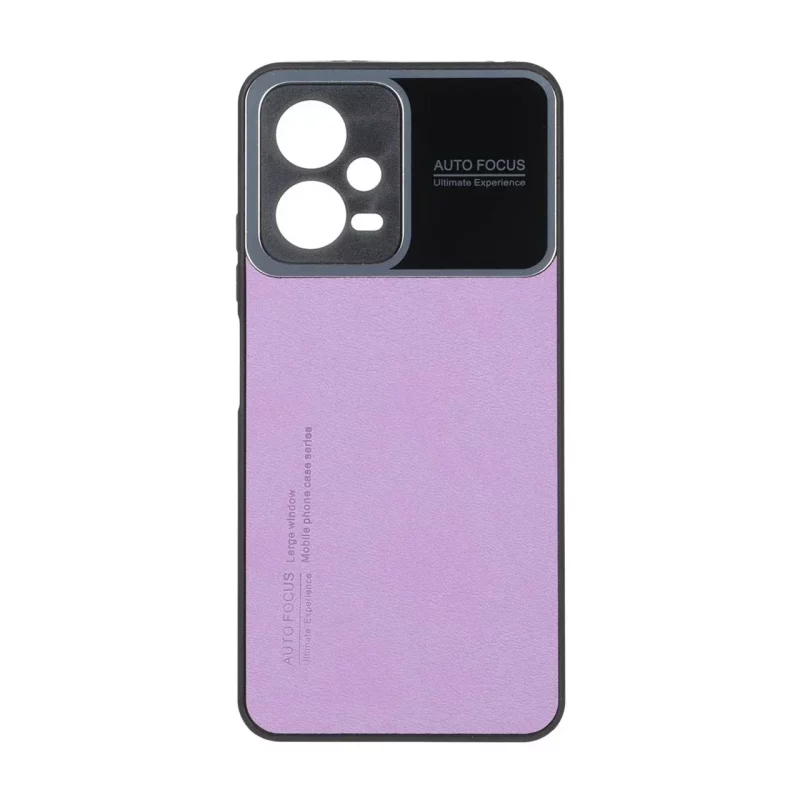 قاب Auto Focus طرح چرم Xiaomi Redmi Note 12 5G / Poco X5 5G - یاسی - تصویر 2