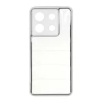 قاب پافر شفاف دور متال Xiaomi Redmi Note 13 Pro 5G / Poco X6 5G - نقره ای