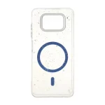 قاب اکلیلی طرح مگ سیف لنز کروم Xiaomi Poco X3 / Poco X3 Pro / Poco X3 NFC - آبی کاربنی