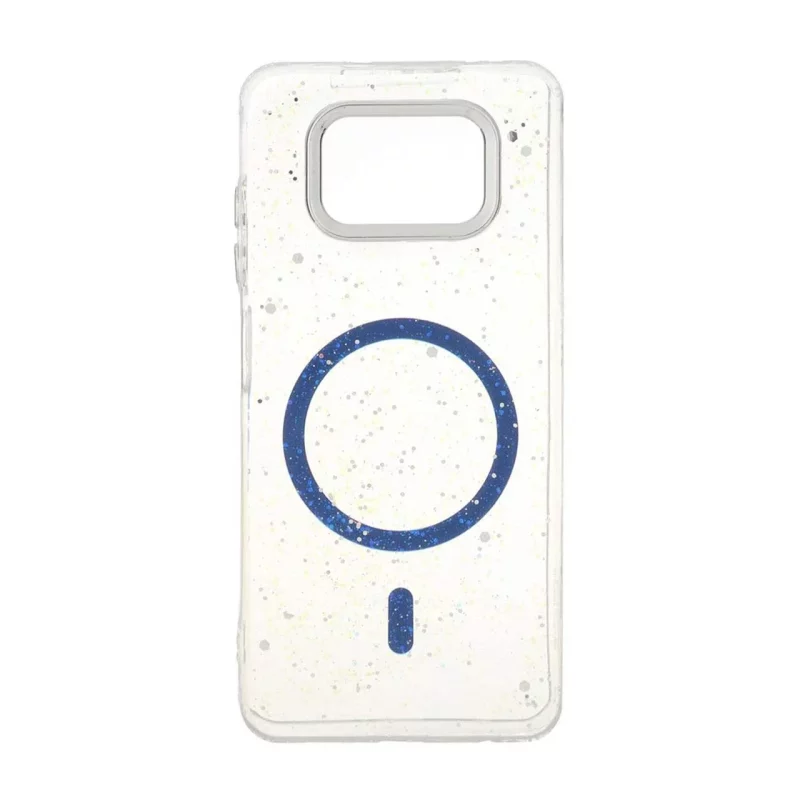 قاب اکلیلی طرح مگ سیف لنز کروم Xiaomi Poco X3 / Poco X3 Pro / Poco X3 NFC - آبی کاربنی - تصویر 2