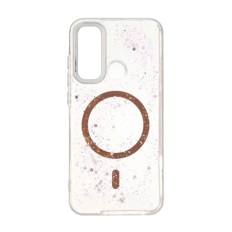 قاب اکلیلی طرح مگ سیف لنز کروم Xiaomi Redmi Note 8 - قهوه ای - تصویر 2