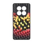 قاب Line Case محافظ لنز برجسته طرح دار Xiaomi Redmi Note 14 Pro 4G - کد 15