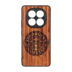 قاب Line Case محافظ لنز برجسته طرح دار Xiaomi Redmi Note 14 Pro 4G - کد 16