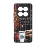 قاب Line Case محافظ لنز برجسته طرح دار Xiaomi Redmi Note 14 Pro 4G - کد 19
