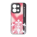 قاب Line Case محافظ لنز برجسته طرح دار Xiaomi Redmi 15C / Poco C85 - کد 28