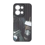 قاب Line Case محافظ لنز برجسته طرح دار Xiaomi Redmi 15C / Poco C85 - کد 32
