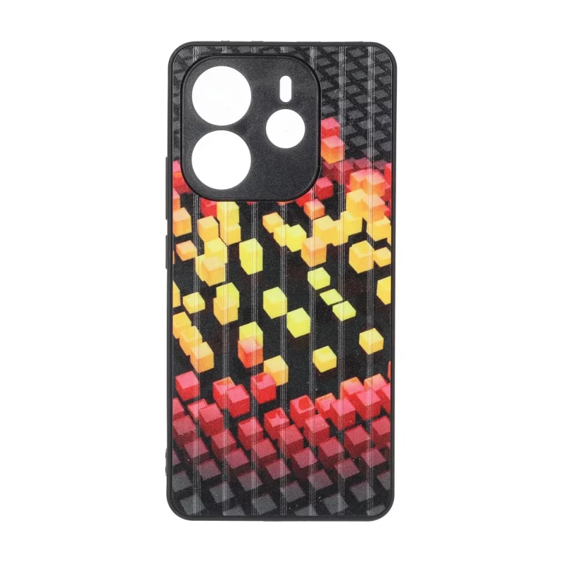 قاب Line Case محافظ لنز برجسته طرح دار Xiaomi Redmi Note 14 4G - کد 65 - تصویر 2