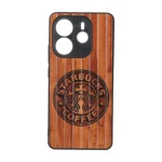 قاب Line Case محافظ لنز برجسته طرح دار Xiaomi Redmi Note 14 4G - کد 67