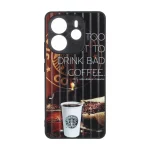 قاب Line Case محافظ لنز برجسته طرح دار Xiaomi Redmi Note 14 4G - کد 68