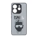 قاب Line Case محافظ لنز برجسته طرح دار Xiaomi Redmi Note 14 4G - کد 70