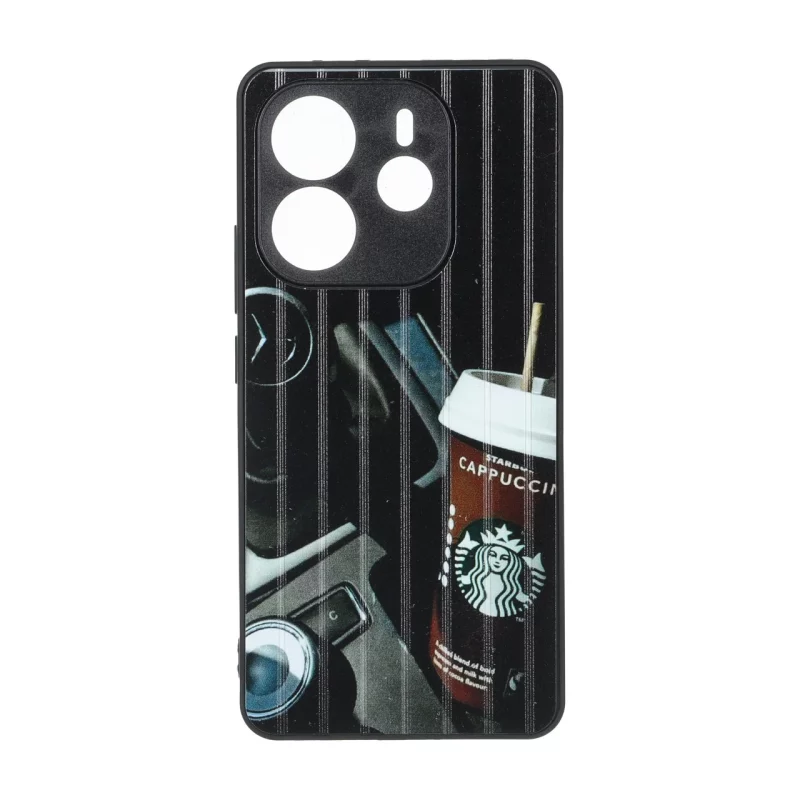 قاب Line Case محافظ لنز برجسته طرح دار Xiaomi Redmi Note 14 4G - کد 73 - تصویر 2