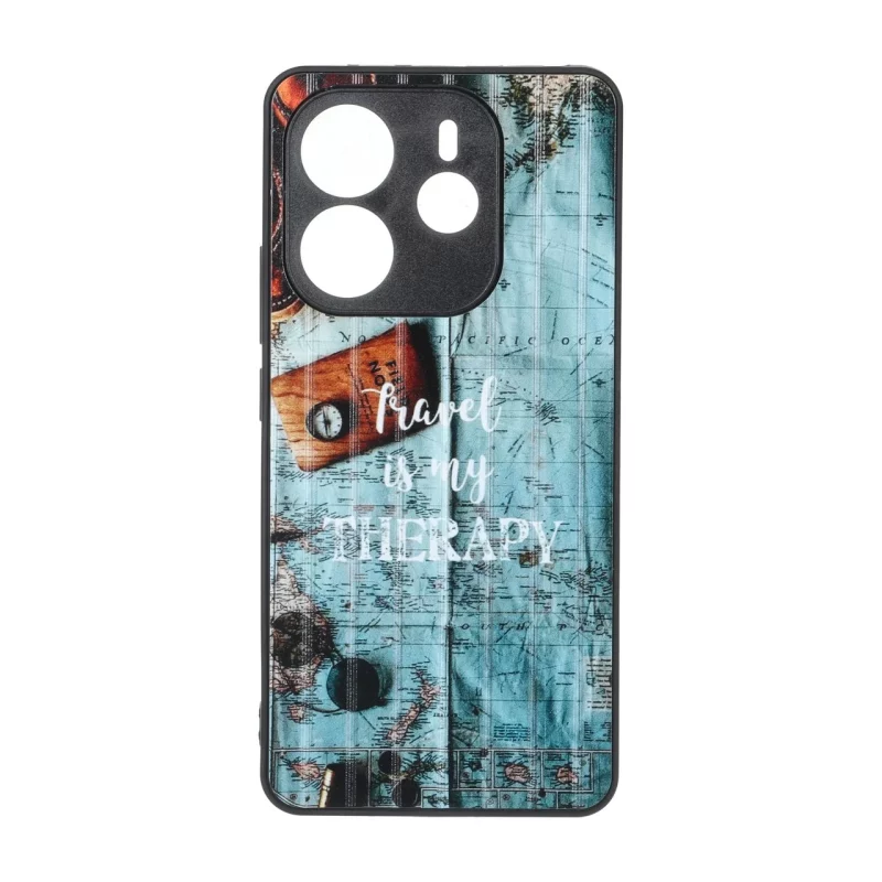 قاب Line Case محافظ لنز برجسته طرح دار Xiaomi Redmi Note 14 4G - کد 74 - تصویر 2