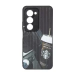 قاب Line Case محافظ لنز برجسته طرح دار Xiaomi Redmi 15 4G - کد 77