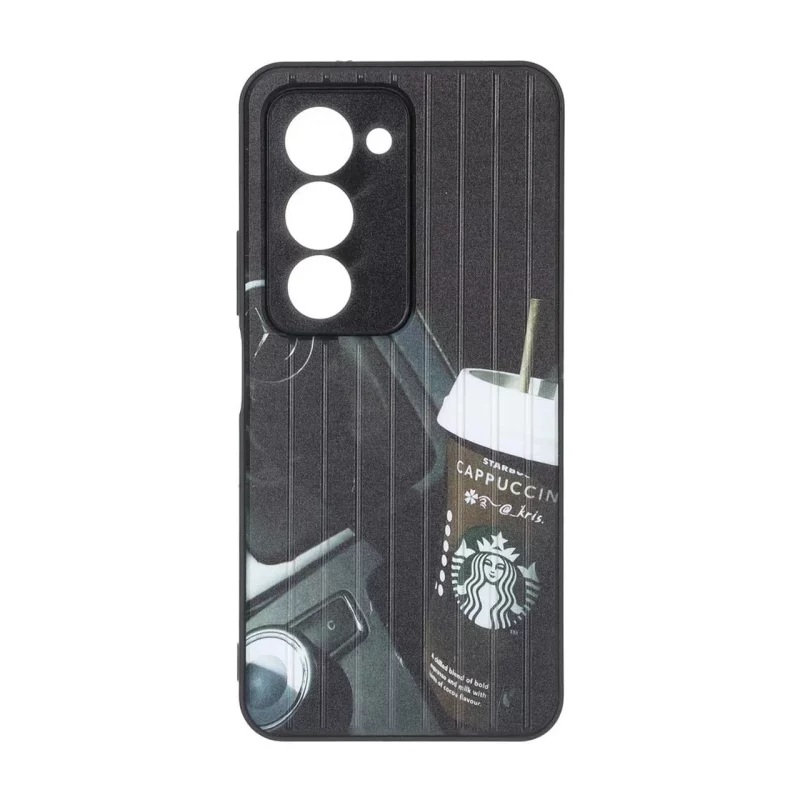 قاب Line Case محافظ لنز برجسته طرح دار Xiaomi Redmi 15 4G - کد 77 - تصویر 2