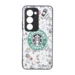 قاب Line Case محافظ لنز برجسته طرح دار Xiaomi Redmi 15 4G - کد 84