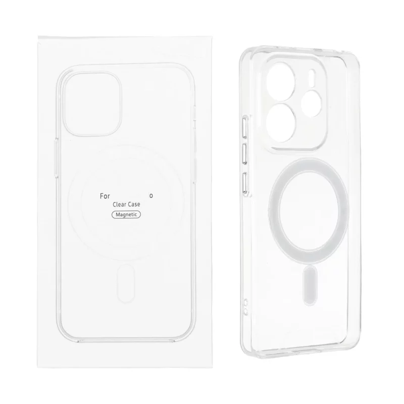 قاب شفاف Xiaomi Redmi Note 14 4G با قابلیت شارژ MagSafe (پک دار) - تصویر 2