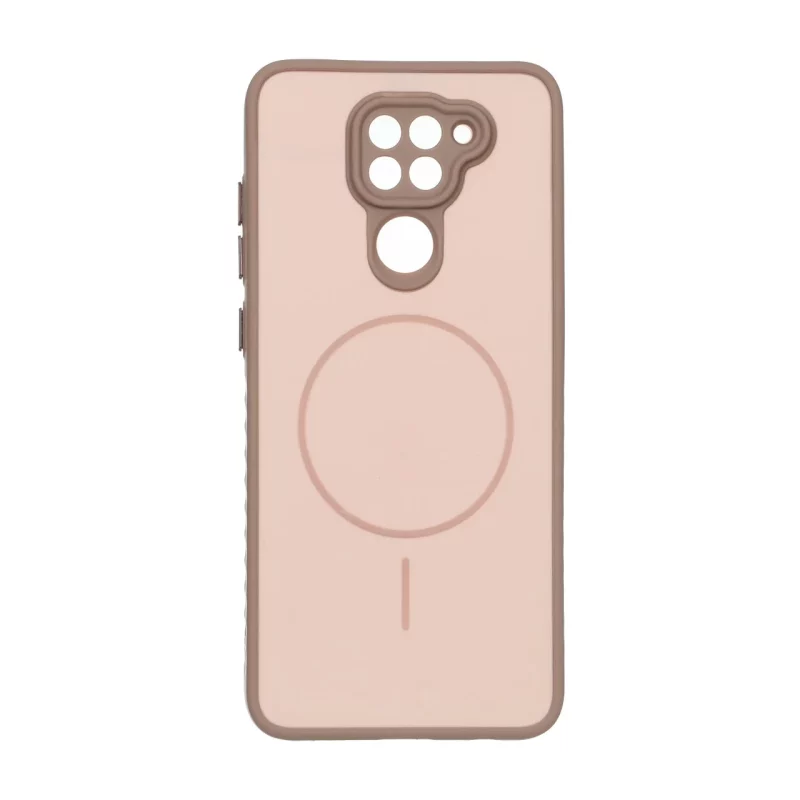 قاب Soft طرح مگ سیف محافظ لنزدار Xiaomi Redmi Note 9 / Redmi 10X 5G / Redmi 10X Pro 5G - نسکافه ای - تصویر 2