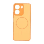 قاب Soft طرح مگ سیف محافظ لنزدار Xiaomi Redmi 13C / Poco C65 - نارنجی