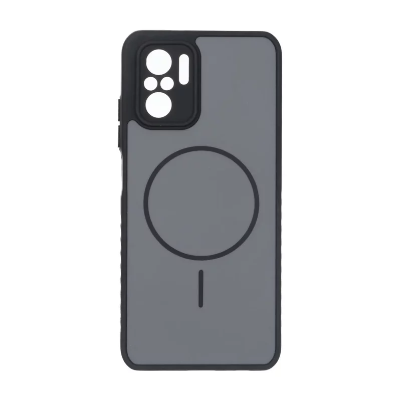قاب Soft طرح مگ سیف محافظ لنزدار Xiaomi Redmi Note 10 4G / Redmi Note 10S / Poco M5S - مشکی - تصویر 2
