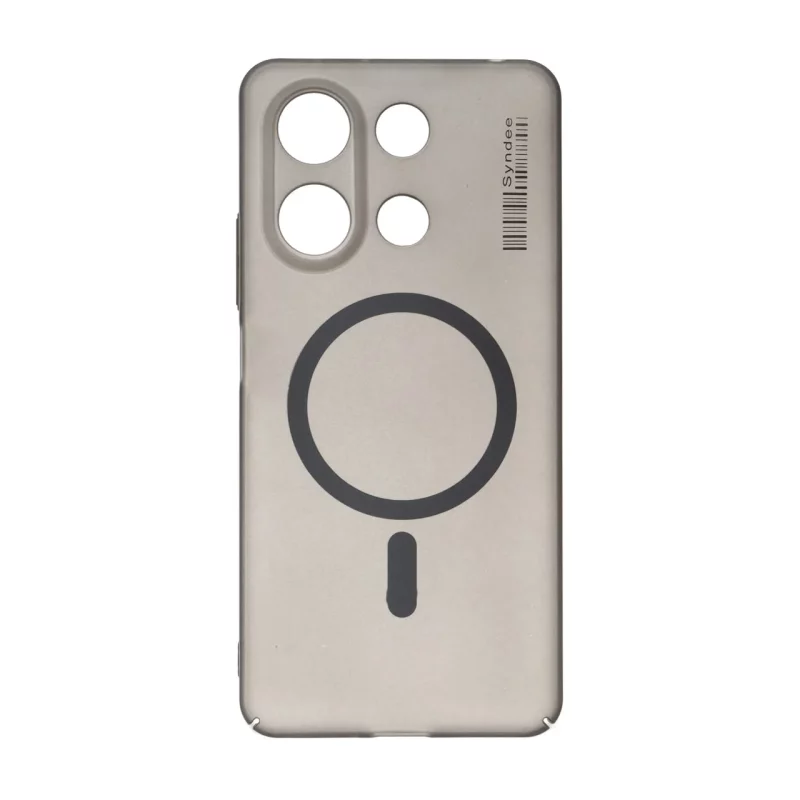 قاب Syndee پشت سخت مات MagSafe مدل Xiaomi Redmi Note 13 4G - مشکی - تصویر 2