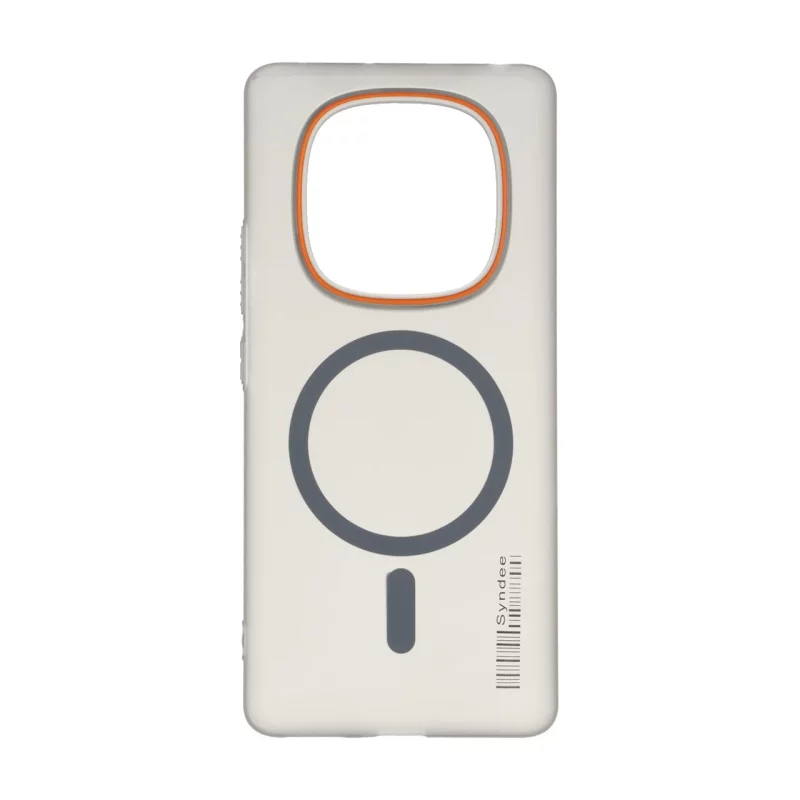 قاب Syndee پشت سخت مات MagSafe مدل Xiaomi Redmi Note 14 Pro 4G - طوسی - تصویر 2