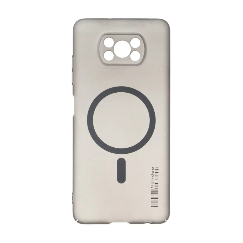 قاب Syndee پشت سخت مات MagSafe مدل Xiaomi Poco X3 / Poco X3 Pro / Poco X3 NFC - طوسی - تصویر 2