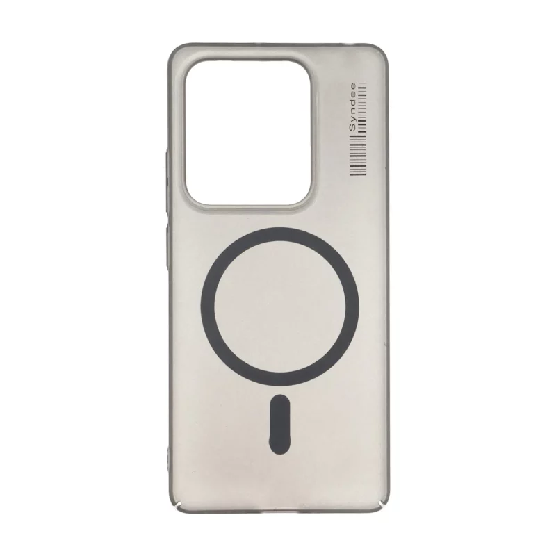 قاب Syndee پشت سخت مات MagSafe مدل Xiaomi Redmi Note 14S / Note 13 Pro 4G / Poco M6 Pro 4G - طوسی - تصویر 2