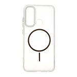قاب ژله ای شفاف لنز کروم طرح مگ سیف Xiaomi Redmi Note 8 - مشکی