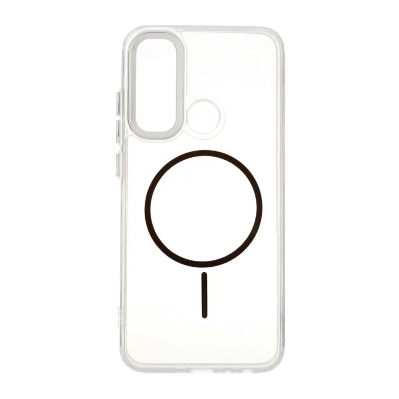 قاب ژله ای شفاف لنز کروم طرح مگ سیف Xiaomi Redmi Note 8 - مشکی - تصویر 2