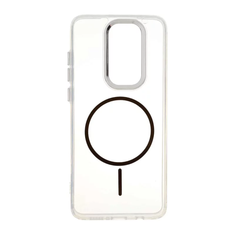 قاب ژله ای شفاف لنز کروم طرح مگ سیف Xiaomi Redmi Note 8 Pro - مشکی - تصویر 2
