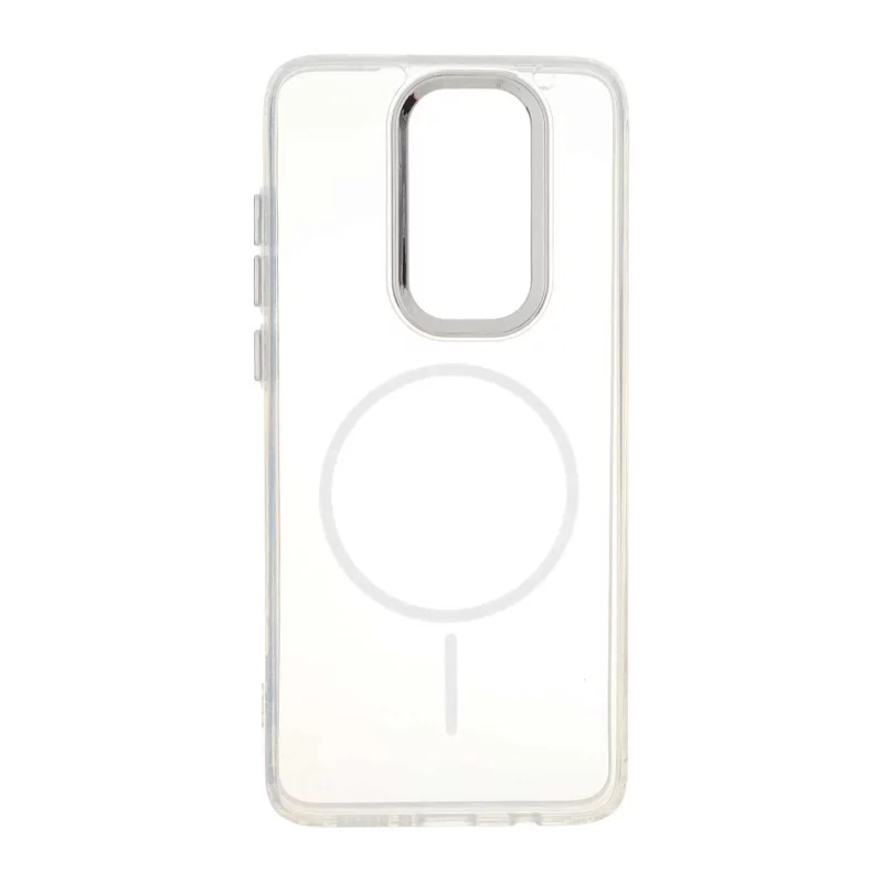 قاب ژله ای شفاف لنز کروم طرح مگ سیف Xiaomi Redmi Note 8 Pro - سفید - تصویر 2