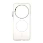 قاب ژله ای شفاف لنز کروم طرح مگ سیف Xiaomi Redmi 14C / Redmi A4 / Poco C75 - سفید